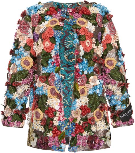 dolce gabbana 3d floral jacket price|dolce gabbana jacket men's sale.